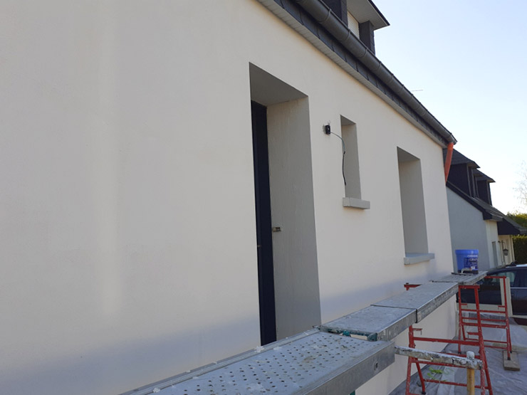 Façade maison enduit résultat final — DécorFaçade